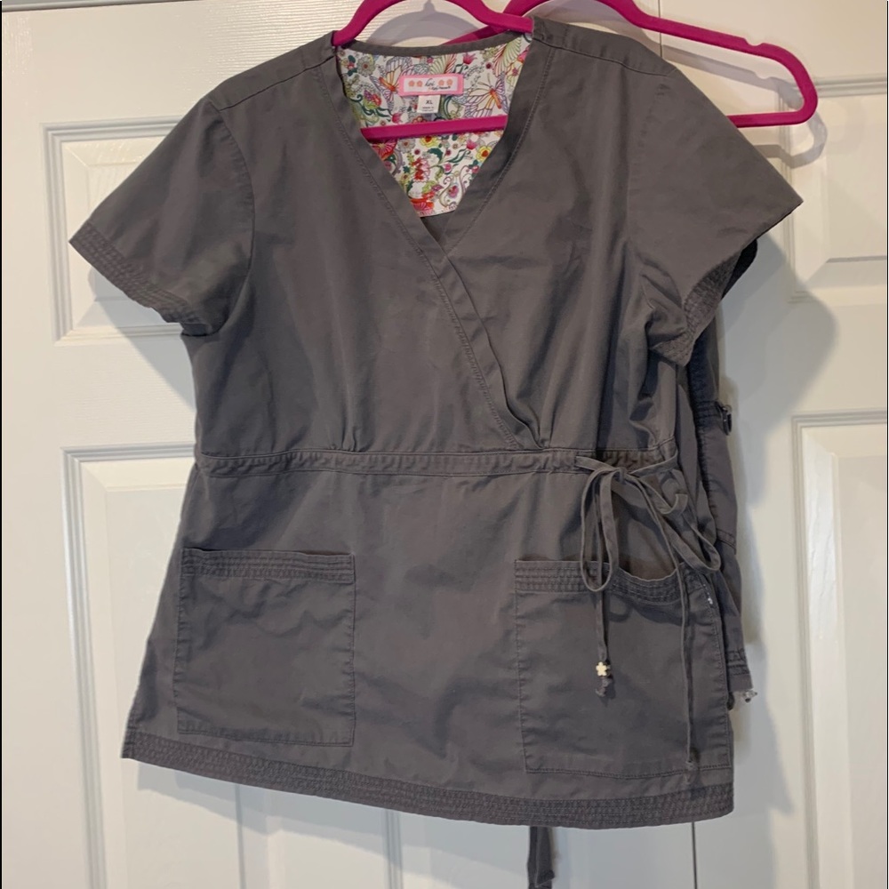 Koi Gray Scrub Set XL